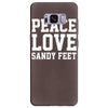 peace. love. sandy feet. Samsung Galaxy S8 Plus