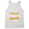 I'm a february woman I was born with my heart Tank Top