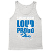 swim mom loud and proud sports athlete athletic Tank Top