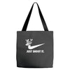just shoot it Tote Bags
