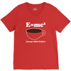 M=Mc2 Energy=Milk X Coffee V-Neck Tee