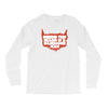 behind beard is a handsome man Long Sleeve Shirts
