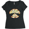 Pizza Slice Women's Triblend Scoop T-shirt
