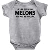 if life gives you melons Baby Onesie