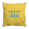 blue pikmin Throw Pillow