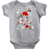 boxer christmas Baby Bodysuit
