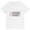 be confident V-Neck Tee