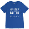 master baiter funny fishing t shirt mens V-Neck Tee