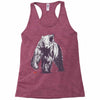 bear block Racerback Tank