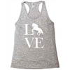 horse love Racerback Tank