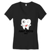 First Tooth Date Women's V-Neck T-Shirt