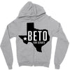 Beto For Senate Texas Map Zipper Hoodie