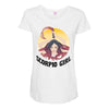 scorpio girl Maternity Scoop Neck T-shirt