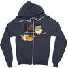 not paying attention Zipper Hoodie