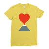 i lava you Ladies Fitted T-Shirt