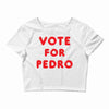 vote for pedro Crop Top