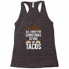 i love you and tacos Racerback Tank