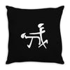 unisex funny graphic Throw Pillow