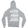 Super Cool Nana Of A Freaking Awesome Grandson Zipper Hoodie