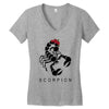 scorpion Women's V-Neck T-Shirt