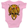 skull spartan Baby Onesie
