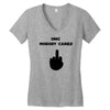 omg nobody cares Women's V-Neck T-Shirt