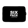 six pack coming soon mens Laptop sleeve