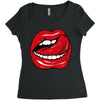 sexy lips Women's Triblend Scoop T-shirt