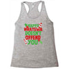 happy whatever doesn't offend you Racerback Tank