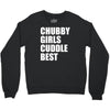 chubby girls cuddle best Crewneck Sweatshirt