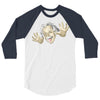 albert einstein 3/4 Sleeve Shirt