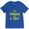 the struggle is real V-Neck Tee