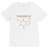 Powered By Caffeine Molecule V-Neck Tee