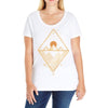 pyramids Ladies Curvy T-Shirt