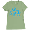 dj club Ladies Fitted T-Shirt