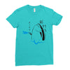 Fish Holdup Ladies Fitted T-Shirt