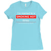 smoking hot writer tee Ladies Fitted T-Shirt