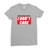 Breaking News i Don't Care Ladies Fitted T-Shirt