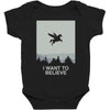 i want to believe 2 Baby Bodysuit