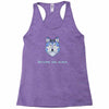 alpha wolf Racerback Tank