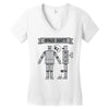 onward robots! &ndash; by chris ware Women's V-Neck T-Shirt
