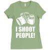 i shoot people Ladies Fitted T-Shirt