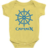 shirt steuerrad yacht boot ship sailing captain segeln kapit&auml;n Baby Onesie