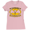 my superhero is barman Ladies Fitted T-Shirt