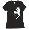 thai box boxe thailandese combattimento sport Ladies Fitted T-Shirt