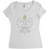 polish eagle Women's Triblend Scoop T-shirt