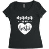 Mama is My Bestie Women's Triblend Scoop T-shirt