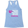 U=U Undetectable = Untransmittable Racerback Tank