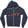 Origami Animal Zipper Hoodie