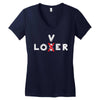Loser - Lover Women's V-Neck T-Shirt